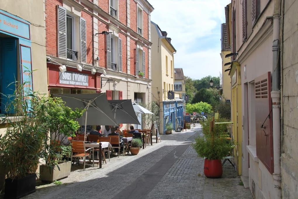 Chez Laurette - Charming Apartment In Historic Village Near Versailles مارلي لو روا المظهر الخارجي الصورة